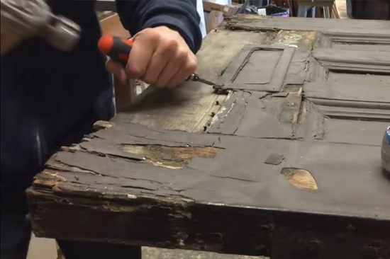 Mountain House-wooden-door-repair